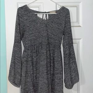 grey sweater dress